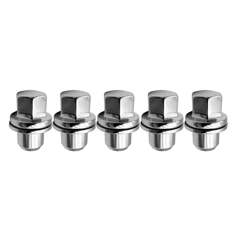 Oispyer 5PCS M14x1.5 Chrome Wheel Lug Nut 22mm Hex Compatible