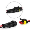 LanHong 2 Pin Way 16 AWG Car Waterproof Electrical Connector