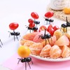 Pack of 72 Ant Toothpicks, Food Picks, Reusable Mini Fruit