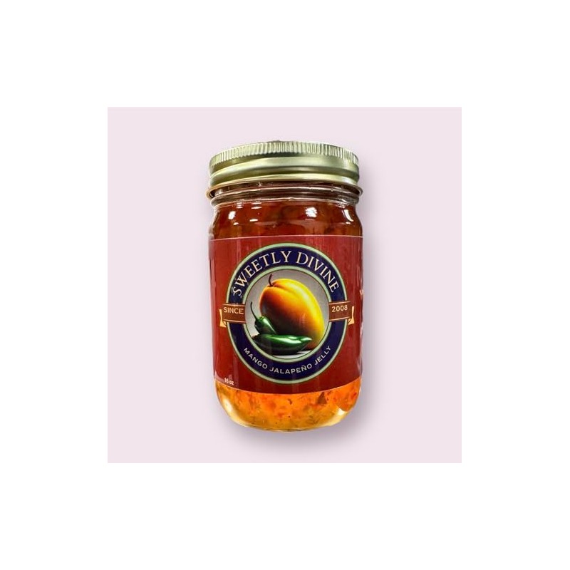Sweetly Divine Hot Pepper Jelly - Multiple Flavors Available (Mango