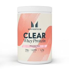 Myprotein Clear Whey Isolate Protein Powder | Peach Tea - 20 Servings | 20 g High-Quality Protein | Fruity Protein Drink with Low Sugar | Refreshing, Low-Calorie Protein Water