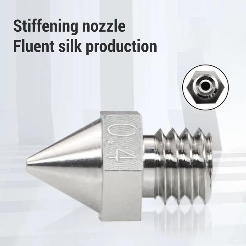 EBTOOLS 0.4mm High Precision Alloy Hardened 3D Printer Nozzle Tip