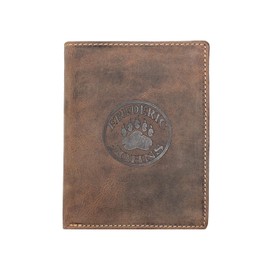 Frédéric Johns - Large Leather Wallet - Extra 24 Card Slots - Wallet - Genuine Leather - ID Case - (Brown 3), Brown 3, Elegant