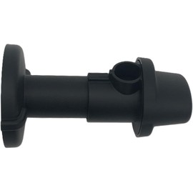 Bathroom Decor Escutcheon Plate | Plumbing Cover Plates for Pedestal Sink & Toilet Fill Valve Water Shut Off Valve. Works w/Toilet Water Supply Line. Toilet Covers (1, Matte Black)