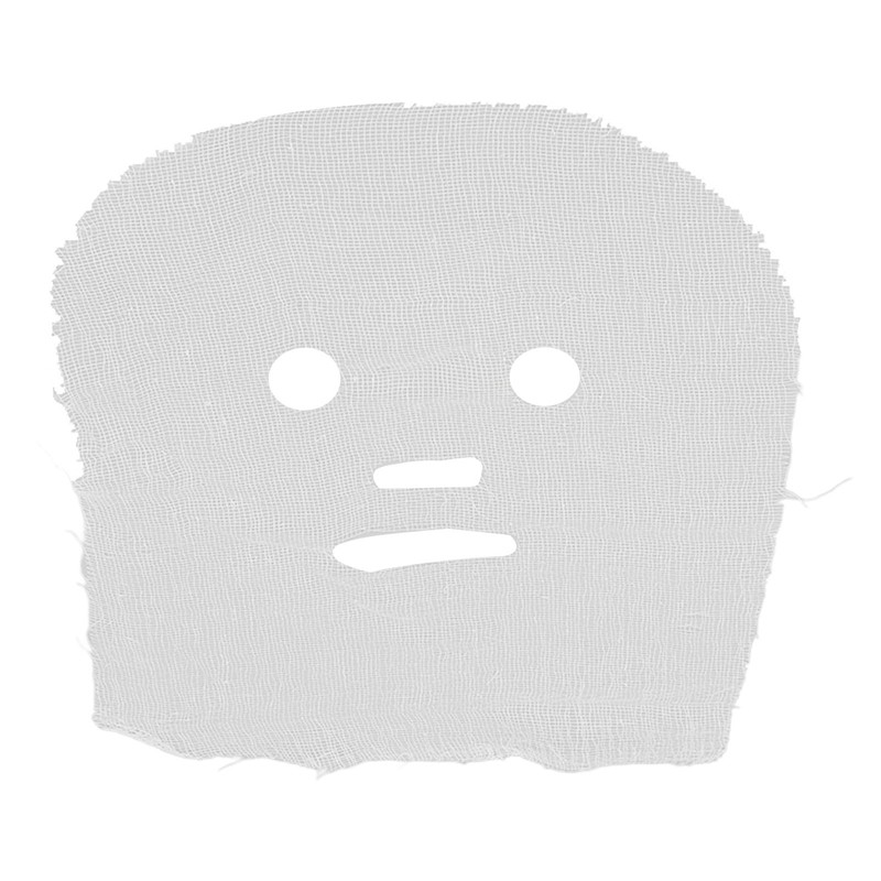 100pcs Gauze Facial Mask Soft DIY Disposable Pre Cut White
