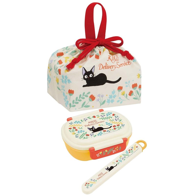 Skater KB7-A Children's Lunch Box Drawstring Bag with Gusset Kiki's