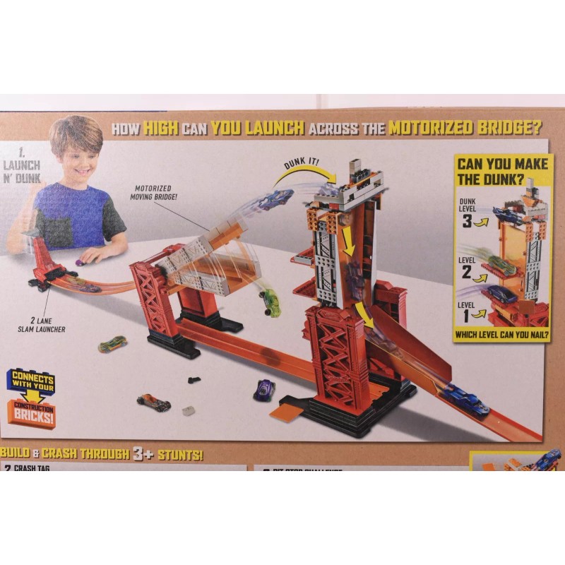 Hot Wheels MATTEL HOT WHEELS TRACK BUILDER STUNT BRIDGE KIT
