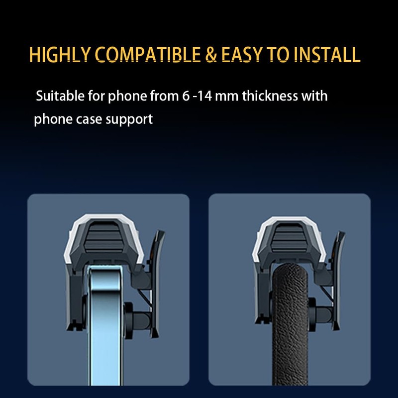 GOFOYO Mobile Game Controller Trigger,6 Finger Game Trigger Gamepad Large