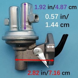 Tuzliufi Bomba de combustible compatible con John Deere RE43274 RE42211 M73013 510 670 1020 2040 2140 2250 2350 2355 2440 2520 2550 2640 2750 5 3300 0 4000 4010 4020 4030 4250 6600 7200 7400 7800 9400 Z833