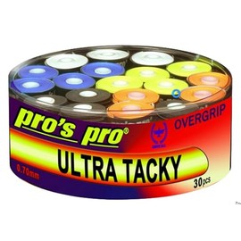 Ultra Tacky Colourful Tennis Squash Badminton Pack of 30