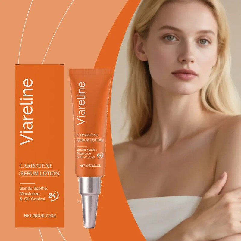 Crema De Esencia De Zanahoria Viareline Para Hidratar E Ilum