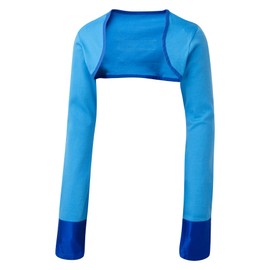 ScratchSleeves | Boys' Stay-On Scratch Mitts | Special Edition | Blue (Kingfisher, 7-8 Years (Wingspan 50-53.5 inches))