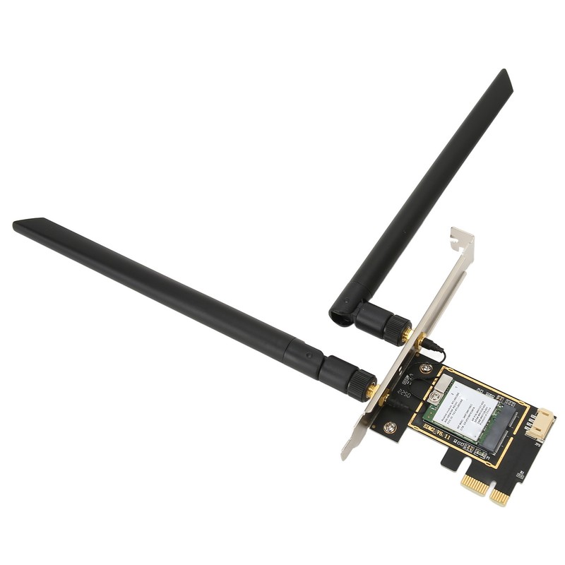 PCIe Network Card 1800Mbps BT5.2 2.4G/5Ghz Dual Antenna MU MIMO