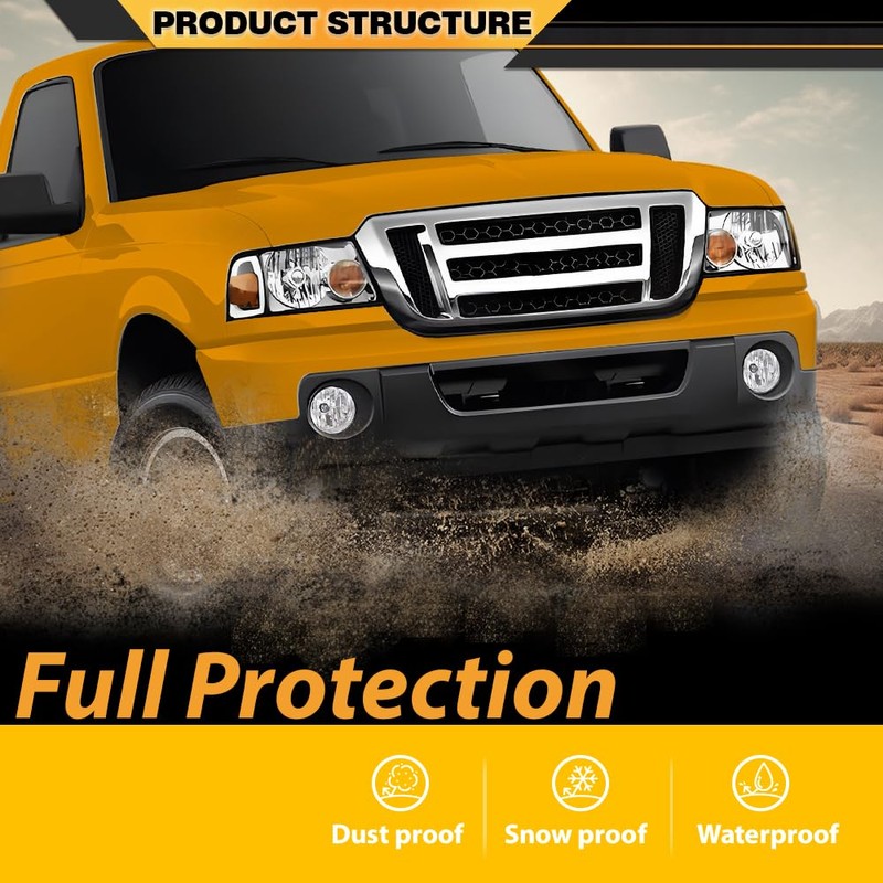 CNNELL Hood Insulation Pad Compatible with 2006-2012 Ford Ranger 1/2"