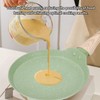 Frying Pan Wood Handle Aluminum Alloy Cooking Skillet Fast Heating