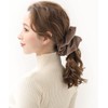 VingTAINE HS-64 Volume, Velour Scrunchie, Hair Accessory, brown (mocha)