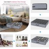 Onlyeasy Large Under Bed Shoe Organizer (12 Pairs x 2)