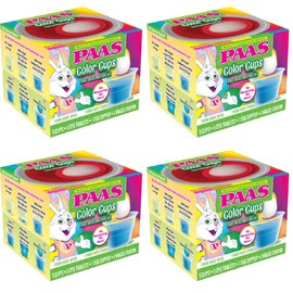 PAAS Kit de decoración de huevos de colores (paquete de 4)