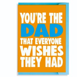 Cheeky Chops Fathers Day Card Dad Birthday Card You are the Dad everyone wishes they had F148,5 x 7