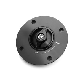 Black REVO CNC Quick Release Gas Fuel Cap Compatible with GSX-R 600 97-03 GSX-R 750 96-03 GSX-R 1000 01-02 V Strom 650 1000