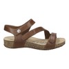 Josef Seibel Tonga 25 Women’s Adjustable Sandal, Camel, EU 40