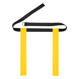 Hsthe Sea Flag Football Belt, PVC Football Belt with 2 Flag Release Buckles for Training Equipment for Teens and Adults (Yellow), yellow