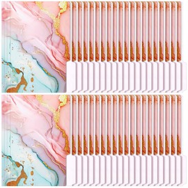 Trandraft 40 Pack Decorative File Folders Cute File Folders Marble Designs File Folders 9.6 x 11.6 Inch Inch Letter Size Paper File Folders for Documents Office School and Home