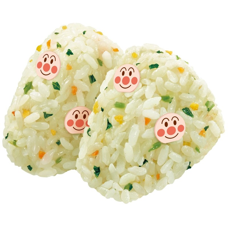 Nagatanien Anpanman Mixed Rice, Green and Yellow Vegetables, 0.9 oz