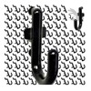 WallPeg 100Pcs Pegboard Accessory Peg Hook Set – Durable, Self-Locking
