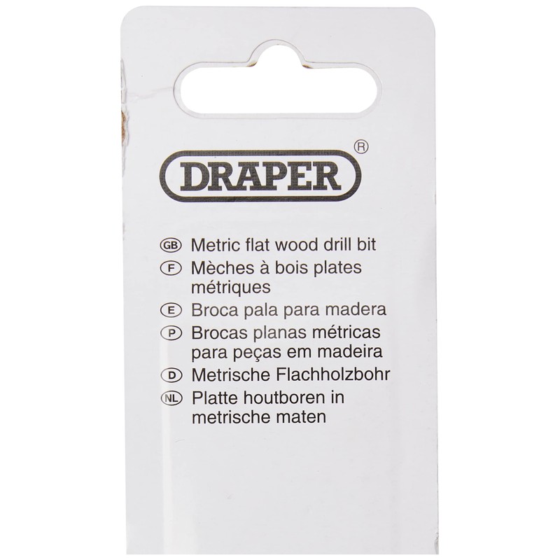 Draper 41597 Expert Flat Wood Drill Bit, 24.0mm Ø ,
