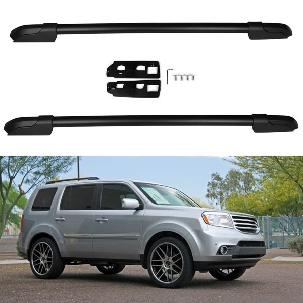 Parautostore Top Roof Rack Side Rails Set For 2009-2015 Honda