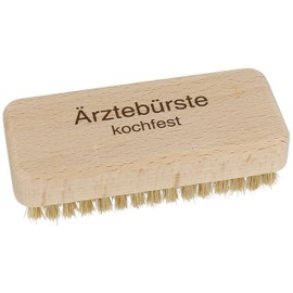 Lantelme Ärztebürste mit Naturborsten Kochfest Handwaschbürste Holz Hände Reinigungsbürste 3824