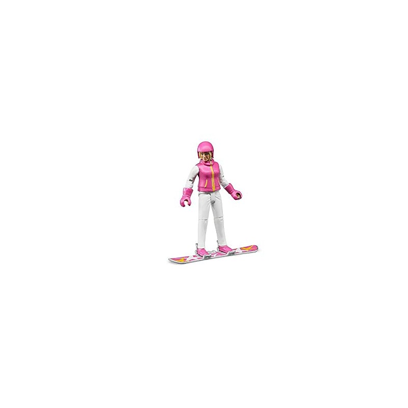 Bruder Snowboarder Woman with Accessories