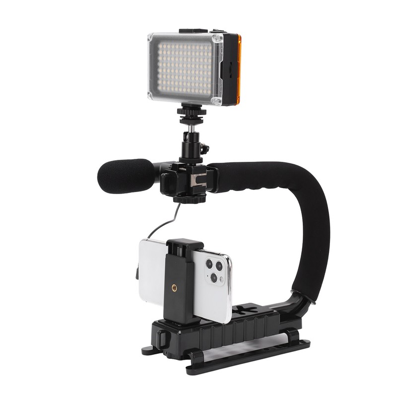 DV Bracket Stabilizer Kit Professional Handheld Video Stabilizer Grip with