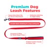 Best Pet Supplies Voyager Nylon Dog Leash - Red, Small