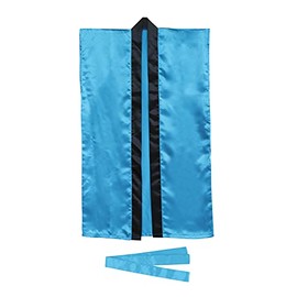 Artec 14846 Soft Satin Long Happy, J, Blue (Comes with Hachimaki), Dance, Sports Events, Happi, Happi, Happi, Happi, Yosakoi, Festivals, Physical Education, Elementary School Students, Toddlers