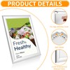 GBACHOOSE Pack of 2 Folding Frames Aluminium A4, Folding Frame