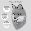 COSYEARS Animal Wolf Mask Cosplay Costume Accessories Furry Faux Fur