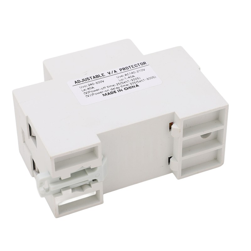 Over Under Voltage Protective Device Adjustable Auto Reset Protector 240V‑300V