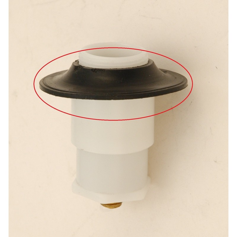 Bathtub Drain Stopper Gasket for Tip-Toe Style Stopper, Black Rubber