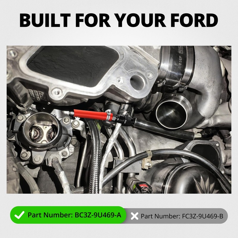 EVIL ENERGY Turbocharger Coolant Line for 2011–2014 Ford Powerstroke 6.7L,