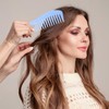 2 PCS Wide Tooth Comb for Curls, 7 Inch Plastic