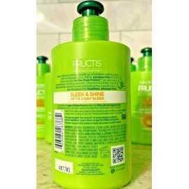 Garnier 9 Garnier Fructis Sleek & Shine Leave-In Conditioning Cream, 10.2 oz each, NEW