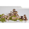 Kay Bojesen Other Animals Dog Wooden Figurines, Walnut, 4.3" H