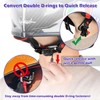 iGuerburn 2Pcs Helmet Quick Release Buckle Kit, Stainless Steel Motorcycle