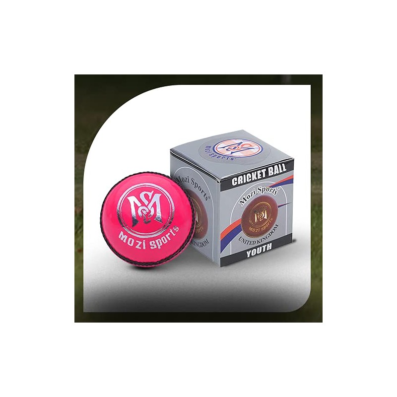 Mozi Sports® Youth Junior Cricket Ball Leather School Club Balls