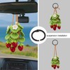 Crochet Car Air Freshener, Empty Refillable Oil Diffuser Bottle with
