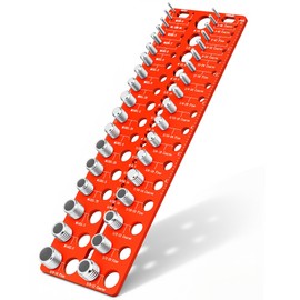 Manalete Thread Checker, 55 Nut and Bolt Thread Checker, Screw Size and Thread Identifier Gauge with 19 Standard & 17 Metric &19 Drill Bit Gauges, Bolt Size Finder for Quickly Identify Thread Sizes