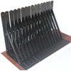 12 Pack L12 x H 8" Black Heavy Duty Shelf