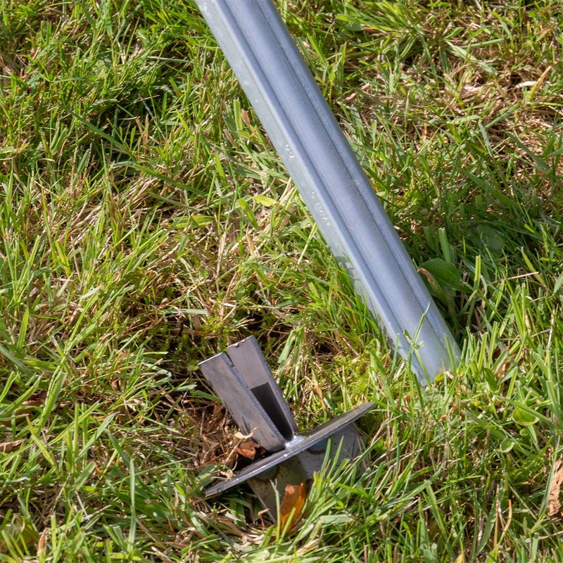 VOSS.farming Ground plate for Z-profile fence posts, bracing of wild